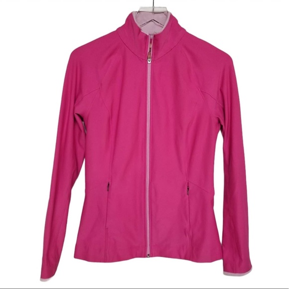 Lucy Tech Pink Full Zip Athletic Jacket - Picture 2 of 12